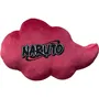 Naruto - Coussin décoratif 50 cm Naruto Shippuden - Logo Akatsuki en microfibre - Coussin 3D pour salon ou chambre