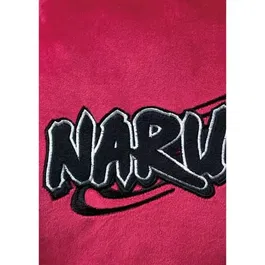 Naruto - Coussin décoratif 50 cm Naruto Shippuden - Logo Akatsuki en microfibre - Coussin 3D pour salon ou chambre