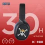 Konix One Piece - Casque audio supra-auriculaire sans fil Bluetooth 5.3, micro, autonomie 30 h, haut-parleurs 40 mm, câble jack 3.5 mm inclus - Pour smartphone et tablette