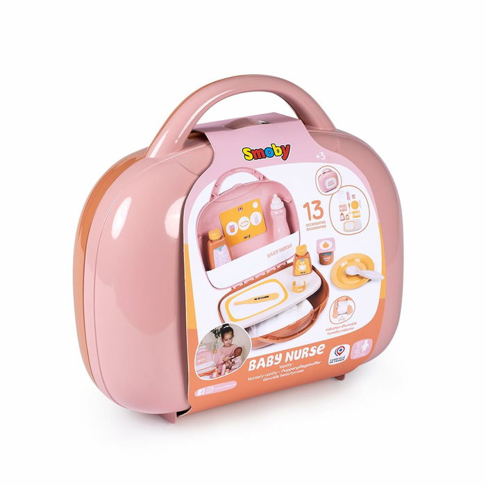 Smoby Baby Nurse Vanity avec 13 accessoires Smoby Baby Nurse Vanity avec 13 accessoires