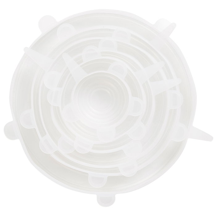 Day Lot de 6 couvercles flexibles en silicone
