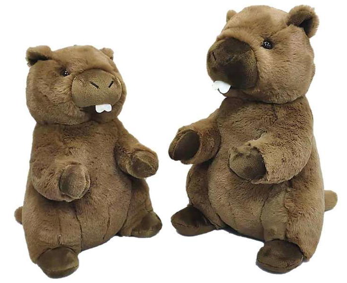 Creaciones Llopis - Marmotte en peluche brun, 38 cm - Doudou pour bébé en polyester Creaciones Llopis - Marmotte en peluche brun, 38 cm - Doudou pour bébé en polyester