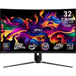 MSI MPG 321CURX QD-OLED Moniteur Gaming Incurvé 31,5'' 4K UHD 240Hz