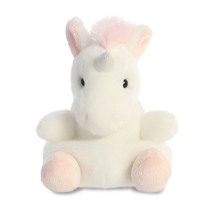 AURORA - Peluche licorne Palm Pals 13 cm en peluche douce - Marqué CE AURORA - Peluche licorne Palm Pals 13 cm en peluche douce - Marqué CE