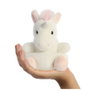 AURORA - Peluche licorne Palm Pals 13 cm en peluche douce - Marqué CE