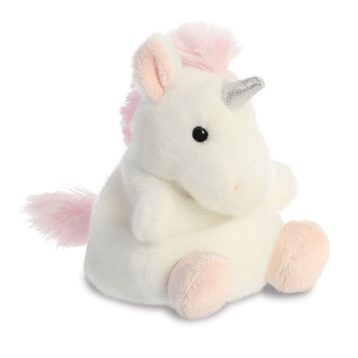 AURORA - Peluche licorne Palm Pals 13 cm en peluche douce - Marqué CE AURORA - Peluche licorne Palm Pals 13 cm en peluche douce - Marqué CE