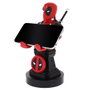 EXQUISITE GAMING Support Chargeur Figurine Cable Guy Deadpool Marvel 21 cm - Compatible PS5 DualSense, Xbox Series, iPhone