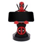 EXQUISITE GAMING Support Chargeur Figurine Cable Guy Deadpool Marvel 21 cm - Compatible PS5 DualSense, Xbox Series, iPhone