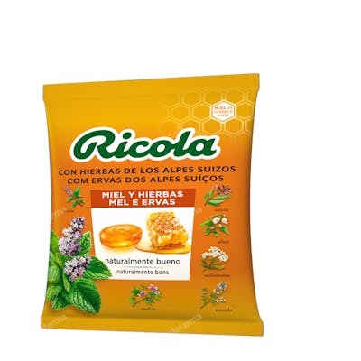 Ricola Bonbons Miel et Herbes en Sachet 70 g Ricola Bonbons Miel et Herbes en Sachet 70 g