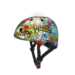 DEQUBE Casque pour Enfant Graphité avec Roue d'ajustement de Taille (50-54 cm) - Multilingue, Recommandé 3-8 ans