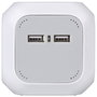 Brennenstuhl ALEA-Power Bloc multiprise cube avec 2 ports USB-A