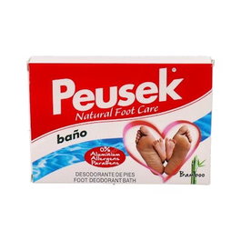 PEUSEK Lot de 2 Sachets Bains Antitranspirants pour Pieds, Contrôle de la Transpiration et des Odeurs