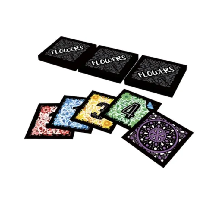 Asmodee Jeu de société Flowers Édition Actarus, 108 cartes, durée 30 min, 2+ joueurs, à partir de 6 ans, langue française, jeu de stratégie