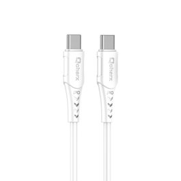 Qcharx Sofia Câble USB Type C vers Type C Charge Rapide 60W 1m Blanc