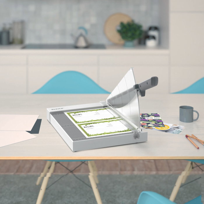 Guillotine Leitz Precision Home A4 Acier inoxydable Plastique Gris