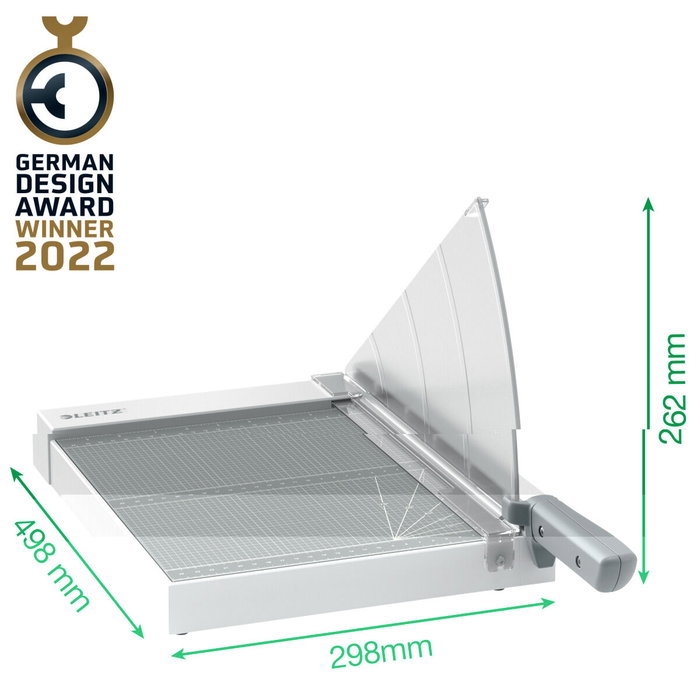 Guillotine Leitz Precision Home A4 Acier inoxydable Plastique Gris