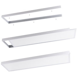 Cadre d'installation en surface pour panneau LED 120x30 cm
