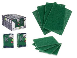 ARTE REGAL Set de 22 tampons à récurer verts fibre extra