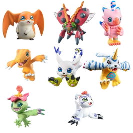 Megahouse Pack de 8 figurines Digimon Adventure Digicolle! Special Edition Gift Set