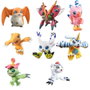 Megahouse Pack 8 Figuras Digimon Adventure - Set de 8 Figurines PVC avec Accessoires