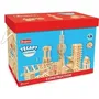 JEUJURA Tecap Classic - Jeu de construction en bois naturel - 500 planchettes - Jeu d'équilibre pour enfants à partir de 4 ans