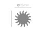 Innspiro Perforatrice de formes Eva Foam Punch 16mm