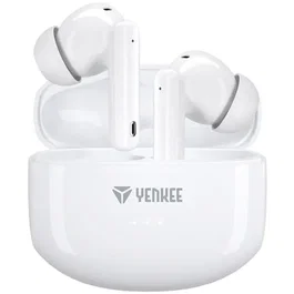 Yenkee HARMON YHP 08BT ANC - Écouteurs intra-auriculaires sans fil Bluetooth 5.3, réduction active du bruit (ANC), commandes tactiles, chipset JL7006A8, 4 g