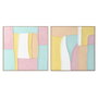 Home ESPRIT Toile Abstrait et Urbain 102 x 4,5 x 102 cm