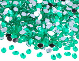 Innspiro Gemmes décoratives acryliques ovales vertes 6x8mm 5000u. approx.