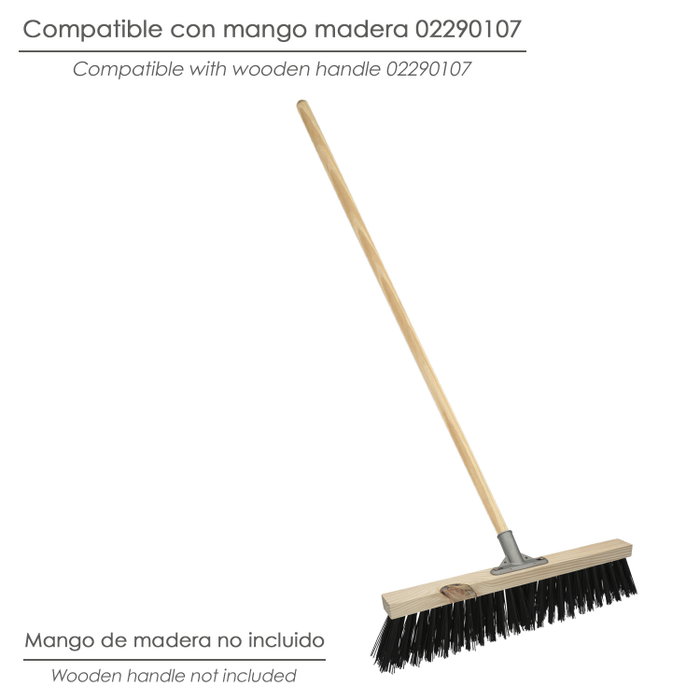 WOLFPACK LINEA PROFESIONAL Balai Industriel Fibres Épaisses Vert 50 cm