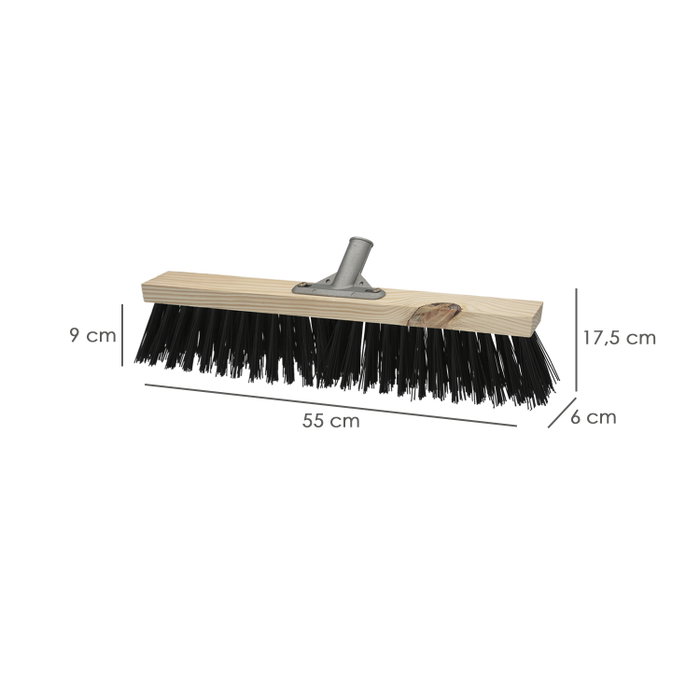 WOLFPACK LINEA PROFESIONAL Balai Industriel Fibres Épaisses Vert 50 cm