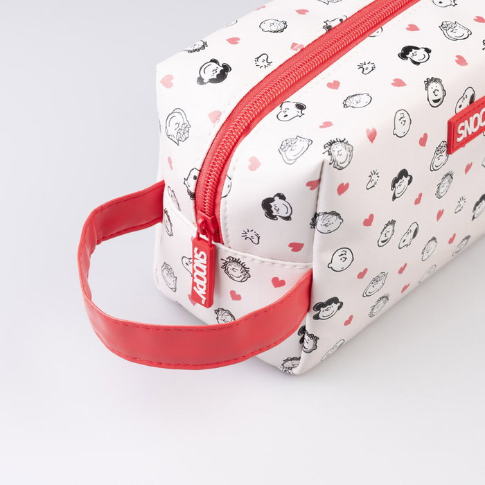 ERIK - Nécessaire de voyage Snoopy Peanuts - Trousse de toilette avec poches - Dimensions : 27 x 14 x 20 cm