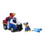 Spinmaster Figurine et Véhicule Chase avec Tenue de Pompier - Voiture de Pompiers Fire Rescue Mission Pompiers Pat Patrouille - 2 Projectiles - Jouet dès 3 Ans