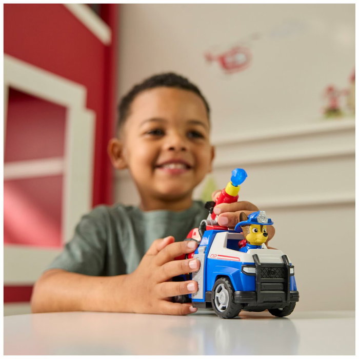 Spin Master Véhicule Fire Rescue Chase - Pat'Patrouille avec figurine et 2 projectiles