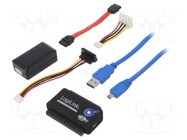 LOGILINK Adaptateur USB pour SATA et IDE (40pin, 44pin, SATA)