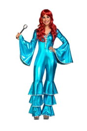 My Other Me Déguisement Disco Girl Turquoise Fiesta Taille M-L