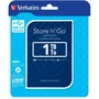 Verbatim Store'n'go - Disque dur externe portable 1 To Bleu - USB 3.0 - Alimentation par bus - Rétrocompatible USB 2.0