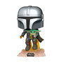 Funko Pop Star Wars - The Mandalorian avec propulseur volant - Figurine vinyl collectible 9 cm - Ref. 50959