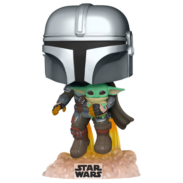 Funko Star Wars The Mandalorian Mando Flying w/ Jet Pack