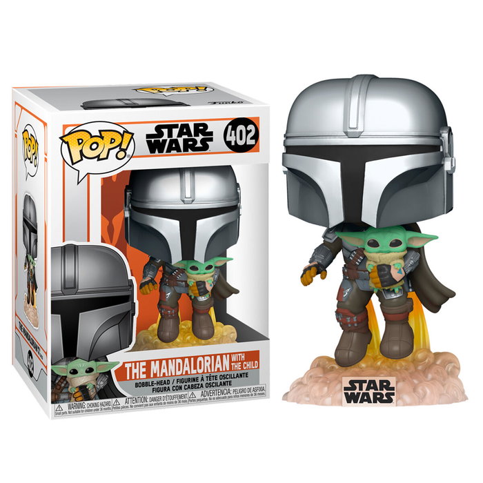 Funko Star Wars The Mandalorian Mando Flying w/ Jet Pack