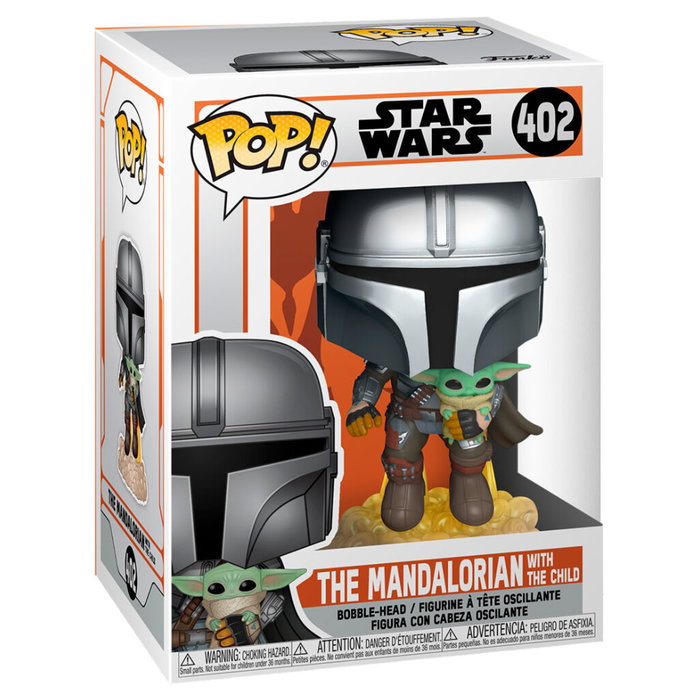 Funko Star Wars The Mandalorian Mando Flying w/ Jet Pack