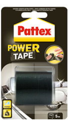 Henkel Power Tape Ruban Adhésif Noir 50 mm x 5 m