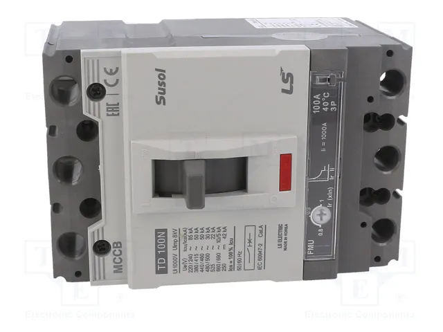 LS ELECTRIC Interrupteur de puissance MCCB SUSOL TD 100A 3P