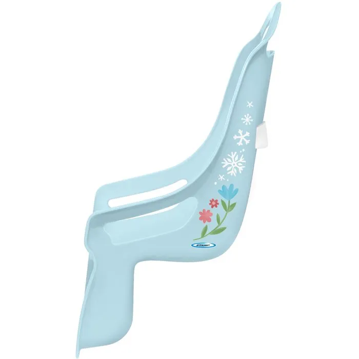 Disney - Porte-poupée vélo enfant - Reine des Neiges - Bleu - Fixation universelle sur tige de selle avec sangle scratch