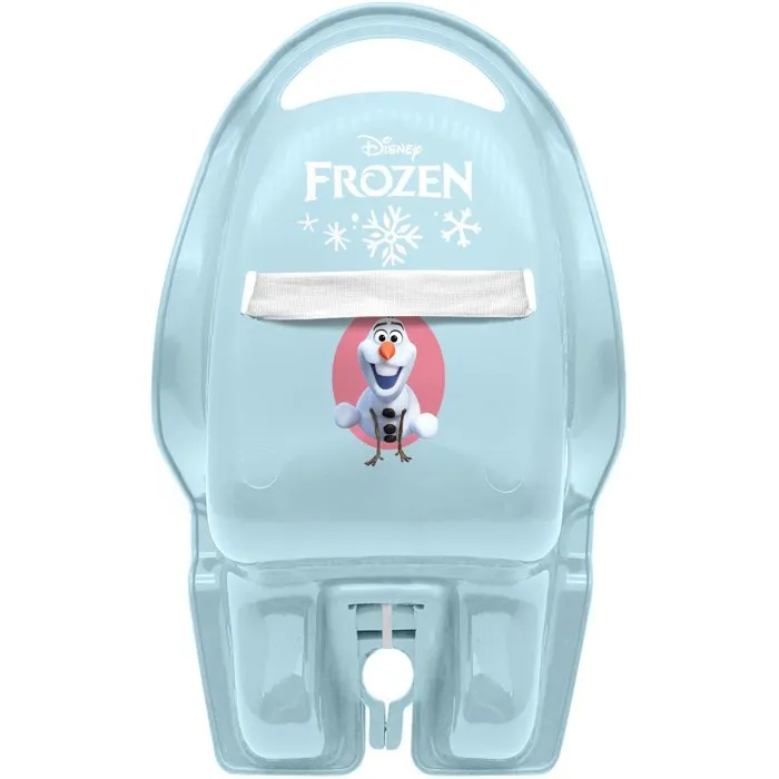 Disney - Porte-poupée vélo enfant - Reine des Neiges - Bleu - Fixation universelle sur tige de selle avec sangle scratch