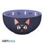 ABYstyle Bowl Luna Sailor Moon 600 ml en Grès - Officiel Licencié, Compatible Micro-ondes et Lave-vaisselle