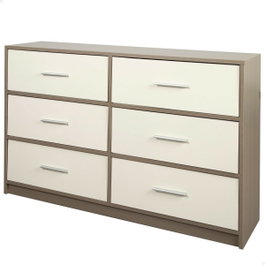 Color Baby Commode Max Home-Mueble 6 Tiroirs 114X30X70 Cm