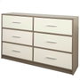 Max Home Commode Blanc Gris Moderne