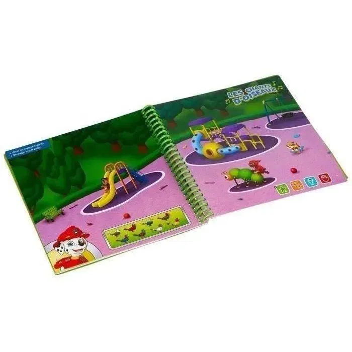 VTech Magibook - Livre éducatif interactif avec La Pat' Patrouille - Niveau 2 - 32 pages illustrées - Français - Chansons, musiques et voix