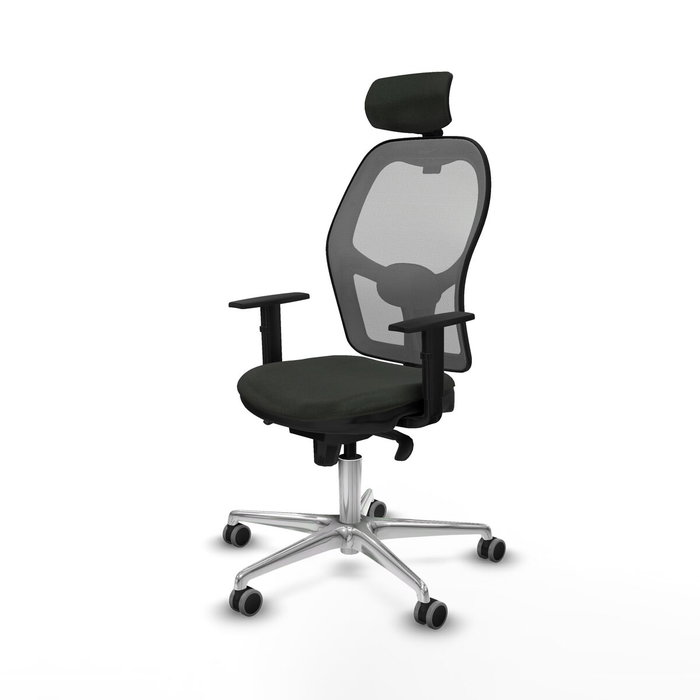 Piqueras y Crespo Chaise de Bureau avec Appui-tête Jorquera Noir Piqueras y Crespo Chaise de Bureau avec Appui-tête Jorquera Noir